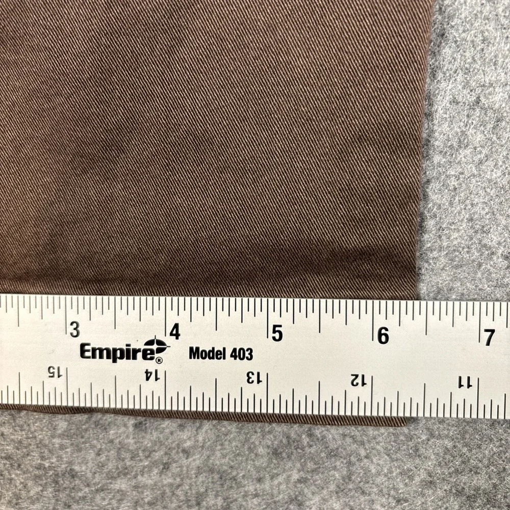 Hurley Chino Pants Mens 30x30 Brown Dri-FIT Straight Leg Zipper‎ Pocket